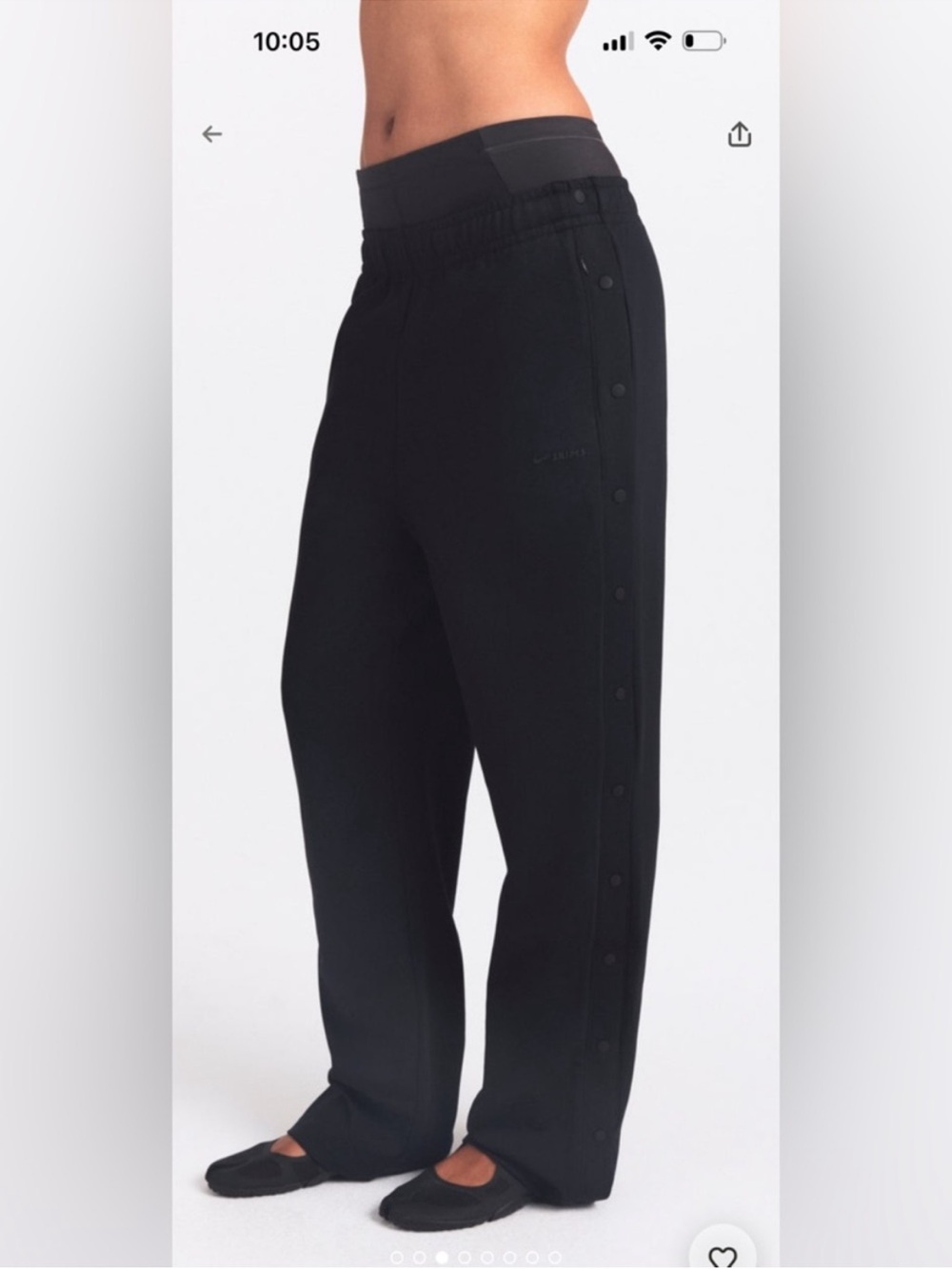 SKIMS x Nike button track pants - Picture 3 of 8